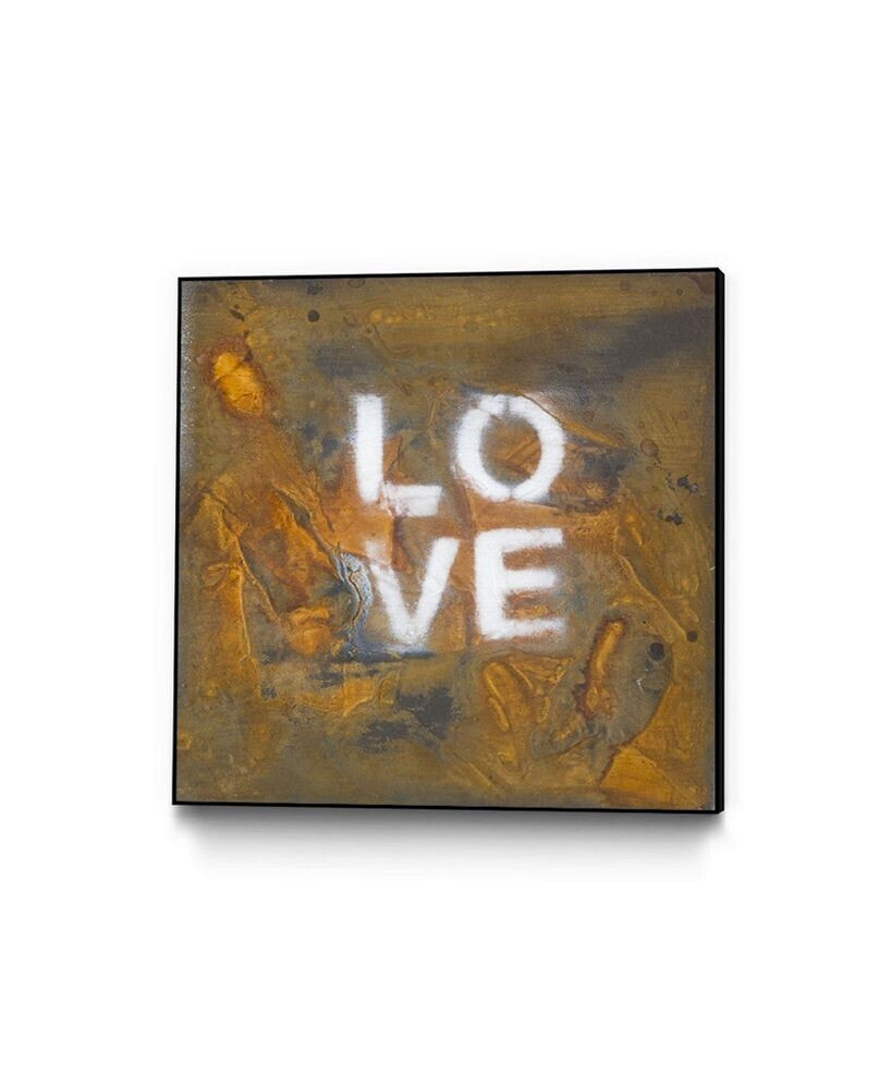 Kent Youngstrom Love Squared Art Block Framed 18