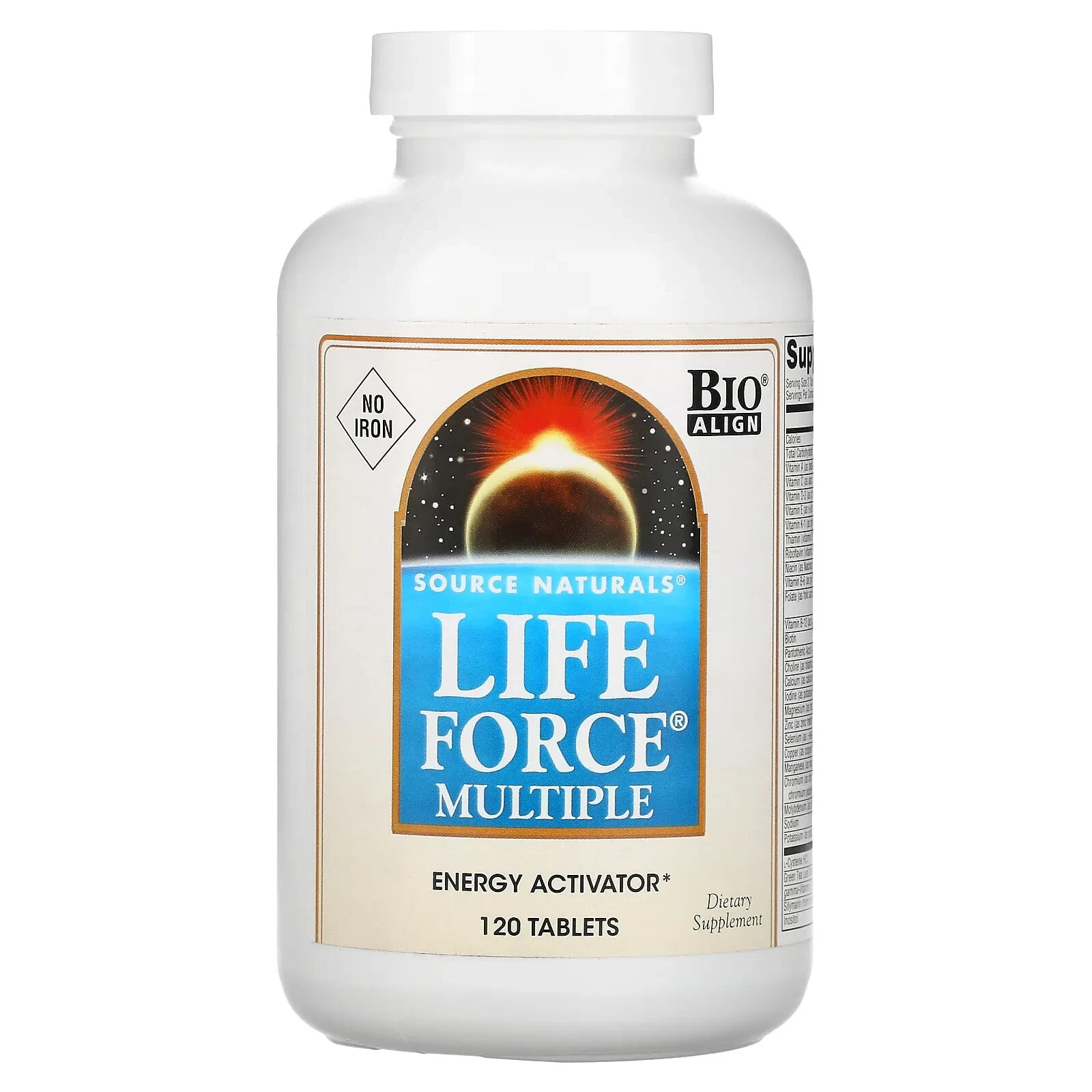 Source Naturals, Life Force Multiple, без железа, 180 таблеток