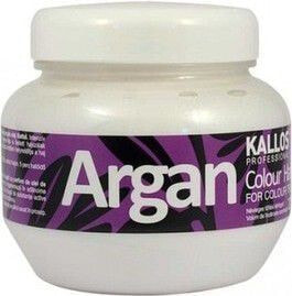 Kallos Argan Colour Hair Mask Маска с аргановым маслом, ухаживающая за окрашенными волосами 275 мл
