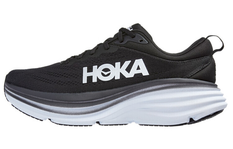 HOKA ONE ONE Bondi 8 邦代8 低帮 跑步鞋 女款 黑白 / Кроссовки HOKA ONE ONE 1127952-BWHT