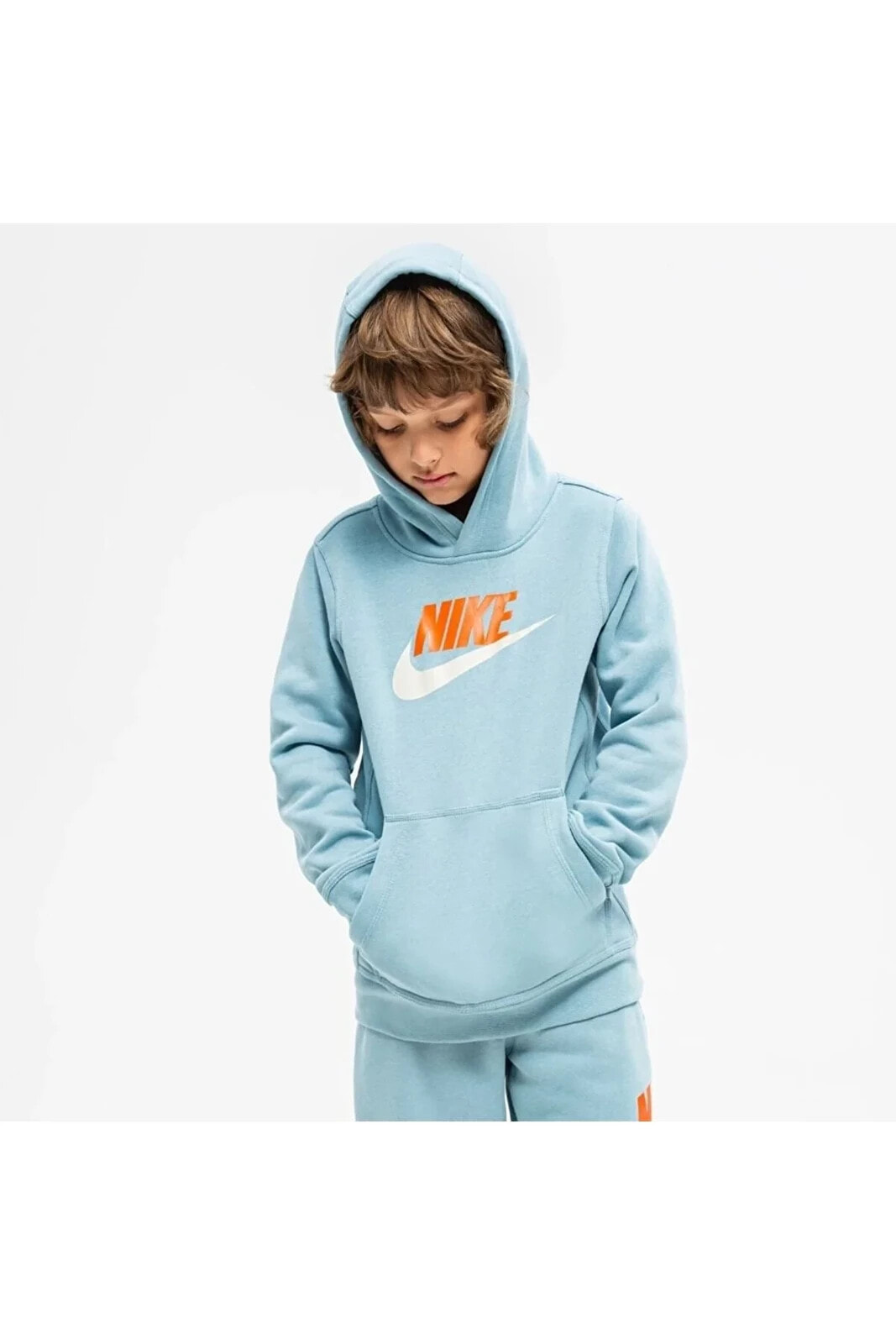 Sportswear Club Fleece Big Kids’ Pullover Hoodie Çocuk Sweatshirt