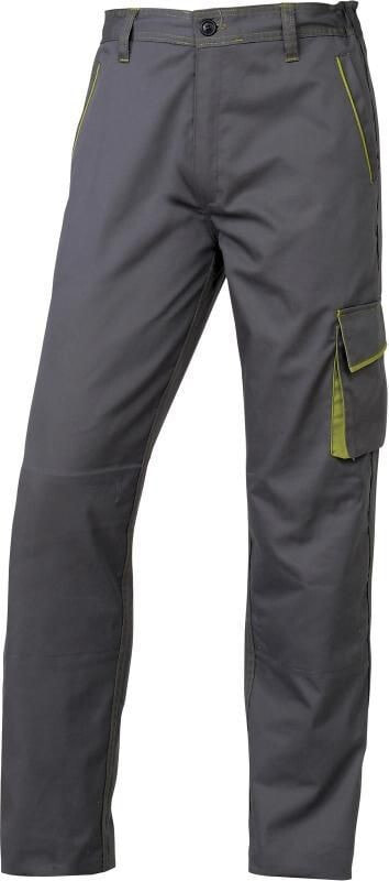 DELTA PLUS Panostyle M6PAN work trousers made of polyester and cotton, size M gray-green (M6PANGRTM)