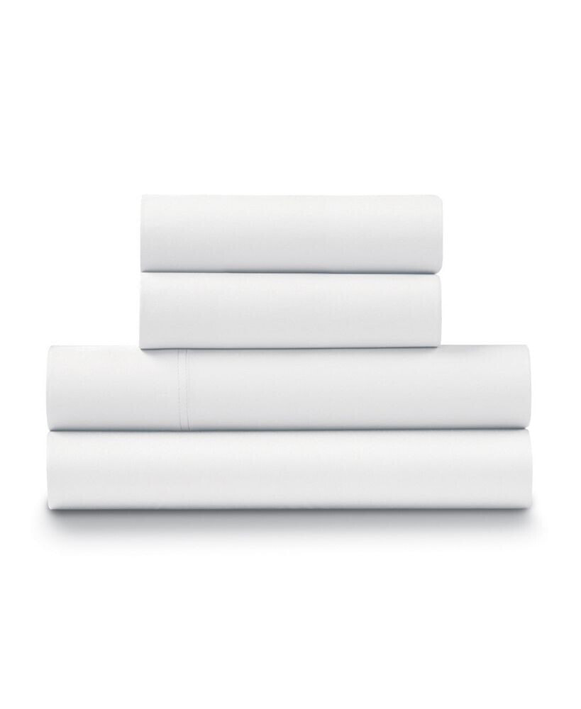 Ella Jayne 100% Cotton Sateen 1200 Thread Count 4-Piece Sheet Set - King