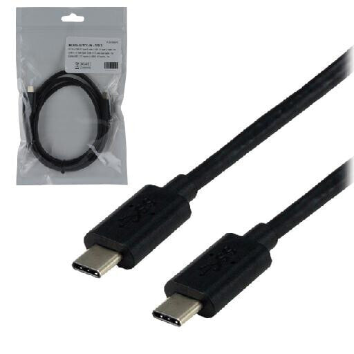 MCL USB 3.1 Type-C 1 m - 1 m - USB C - USB C - USB 3.2 Gen 2 (3.1 Gen 2) - Male/Male - Black