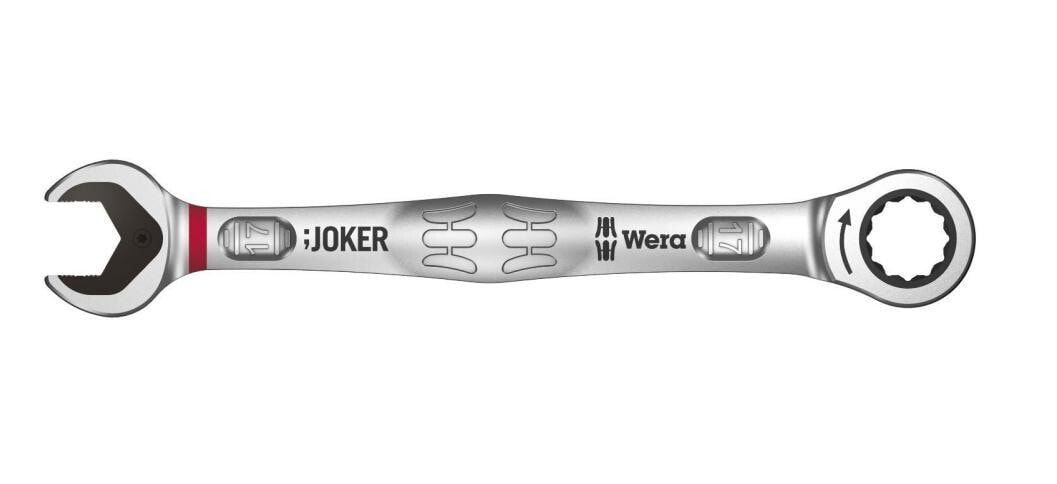 Комбинированный гаечный ключ с трещоткой Wera Joker 073277 17 мм