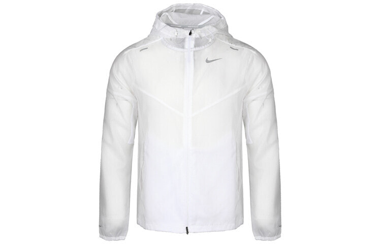 Nike Windrunner 梭织连帽夹克外套 春季 男款 白色 送男生 / Куртка Nike Windrunner CK6342-100