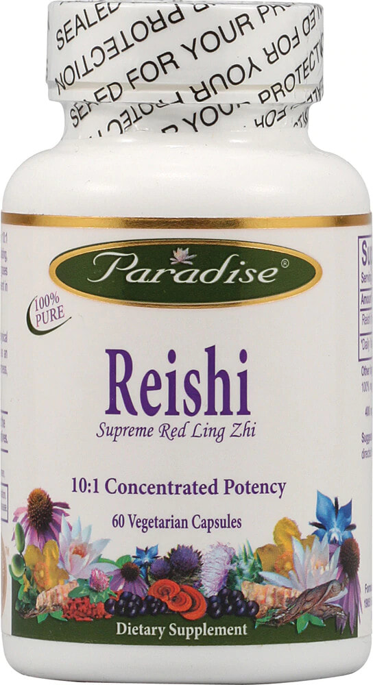 Paradise Herbs Reishi Supreme Red Ling Zhi - 60 Вегетарианские капсулы