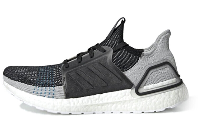 adidas Ultraboost 19 Core Black Grey 运动 防滑轻便 低帮 跑步鞋 男款 黑灰 / Кроссовки Adidas Ultraboost 19 Core Black Grey F35242