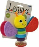 Tomes LAMAZE RATTLE BUTTERFLY FRED LC27636