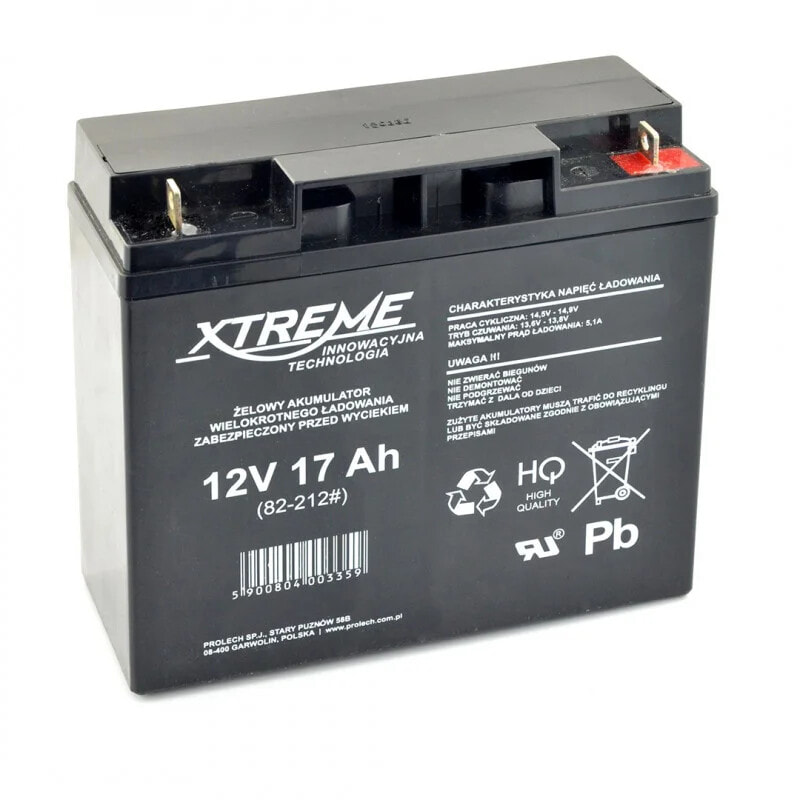 Gel AGM battery 12V 17Ah Xtreme