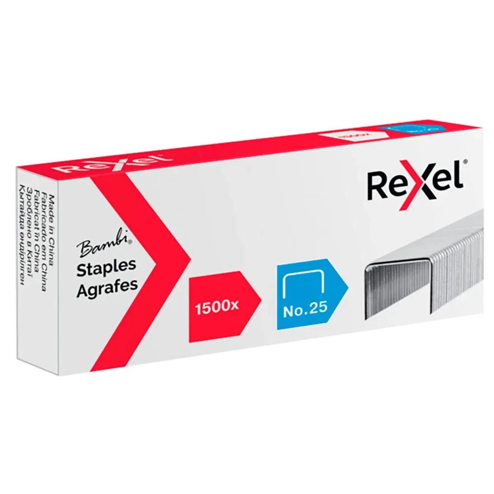 REXEL nº25 x1500 Galvanized Staples