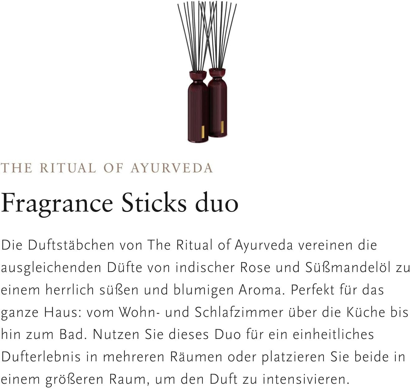Rituals Duftstäbchen Ayurveda Fragrance Sticks 250 ml