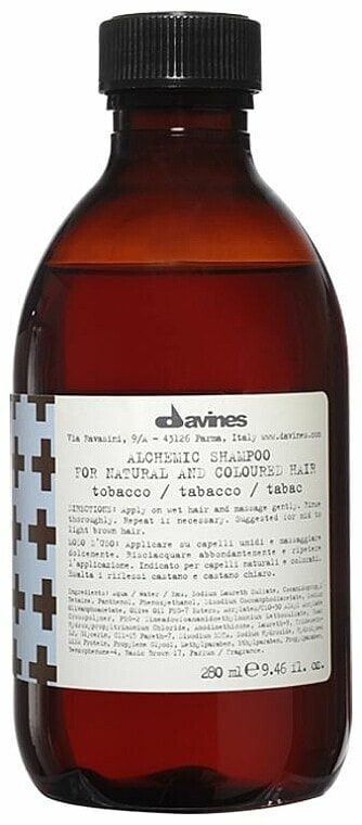 Shampoo zur Intensivierung der Farbe (Tabak) - Davines Alchemic Shampoo