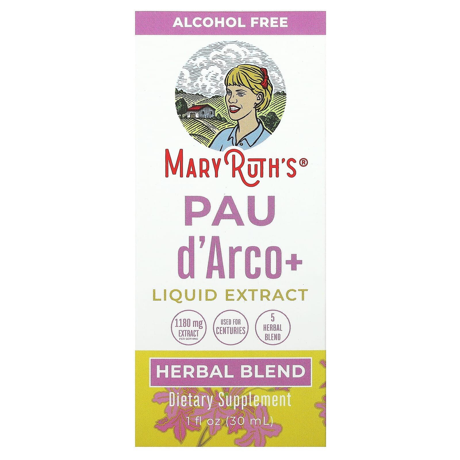 Pau d'Arco + Liquid Extract, Alcohol Free, 1 fl oz (30 ml)