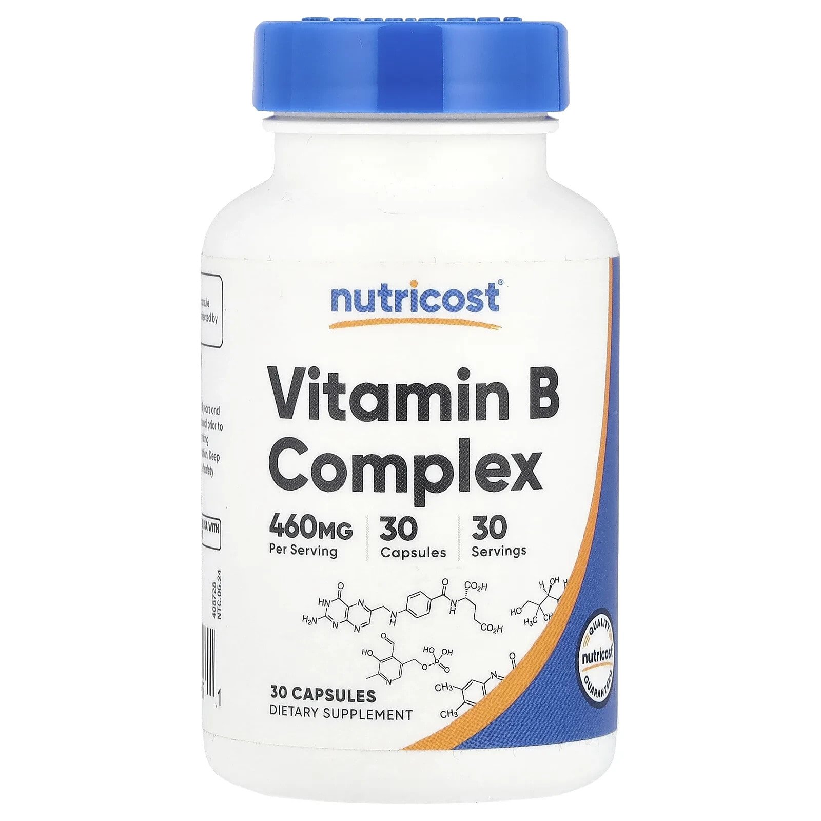 Vitamin B Complex, 30 Capsules