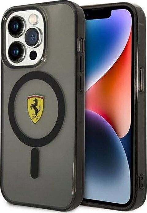 Ferrari Ferrari Translucent MagSafe - Etui iPhone 14 Pro (Czarny)