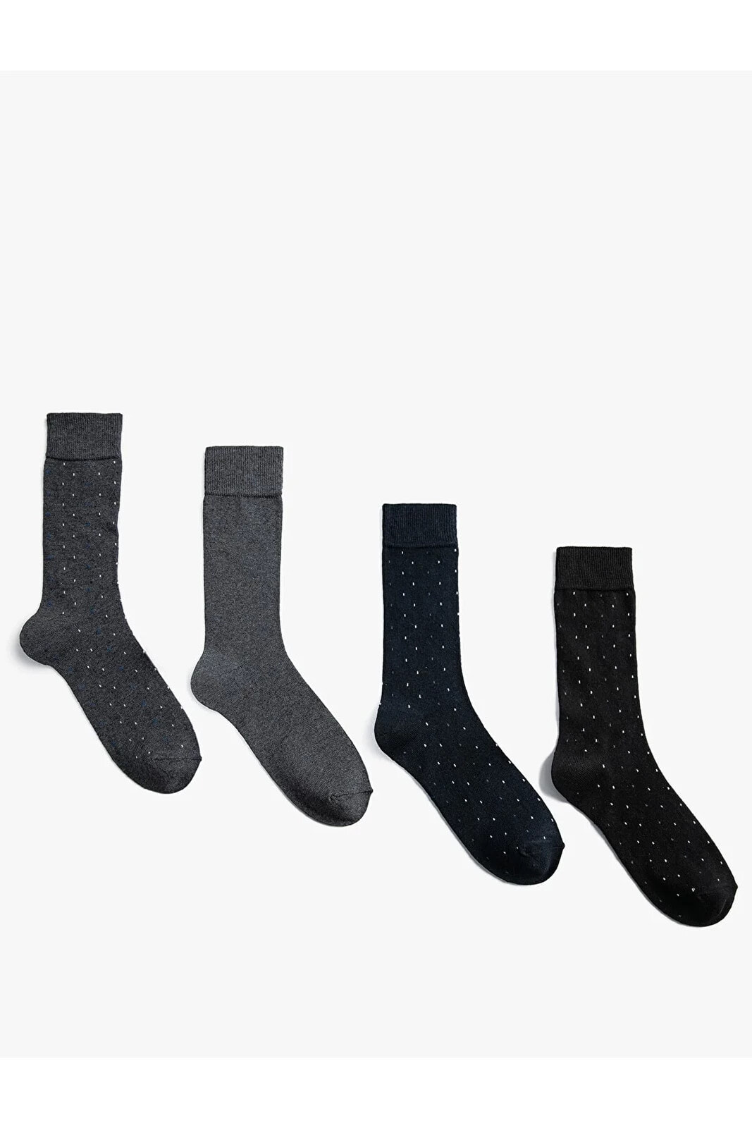 4'lü Soket Çorap Desenli