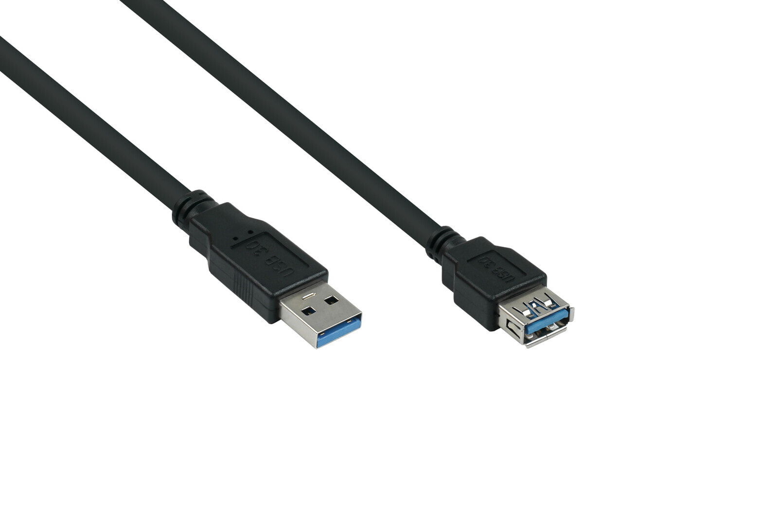 UK30P-ASA-050S - 5 m - USB A - USB A - USB 3.2 Gen 1 (3.1 Gen 1) - 5000 Mbit/s - Black