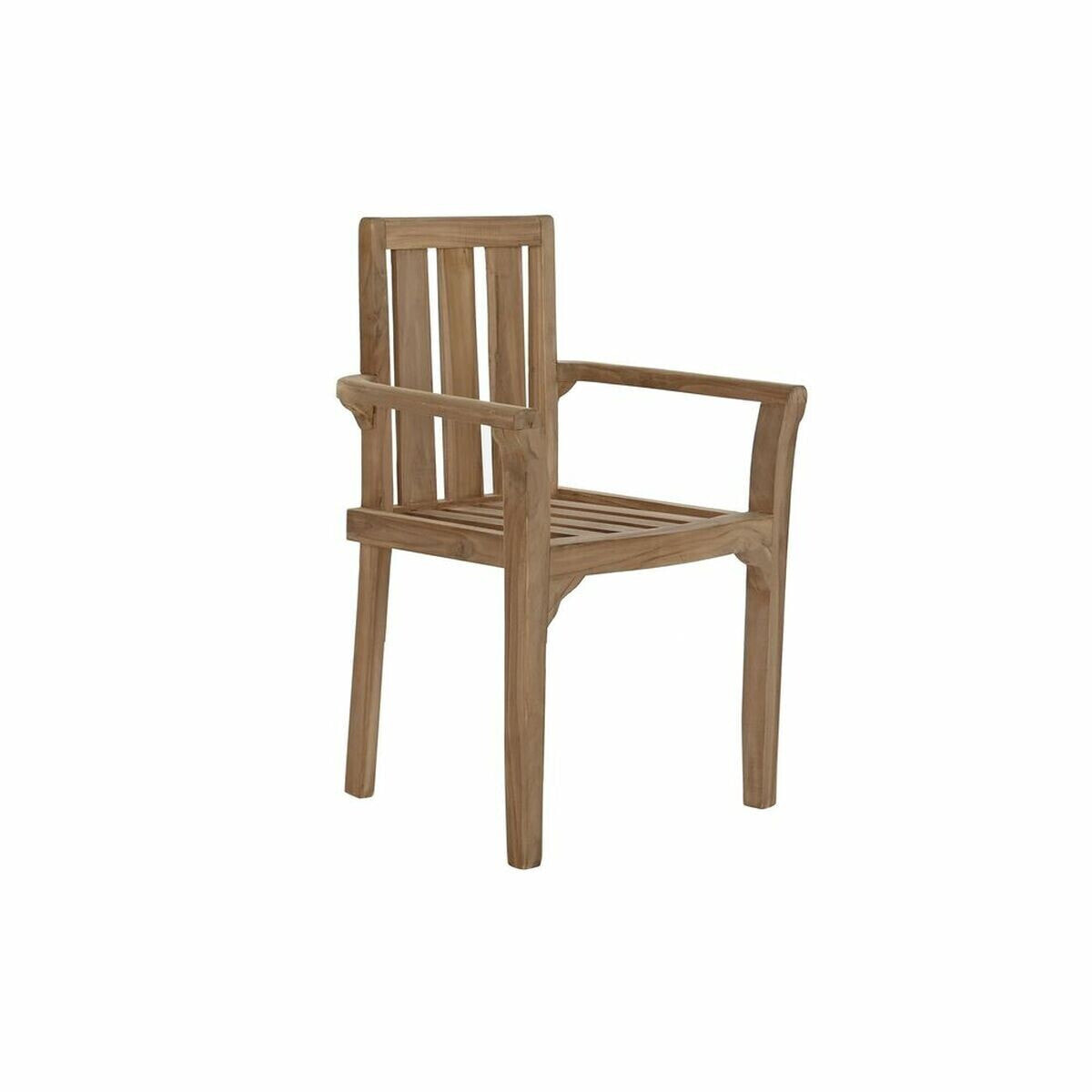 Garden chair DKD Home Decor Brown Teak (63 x 47 x 88 cm)
