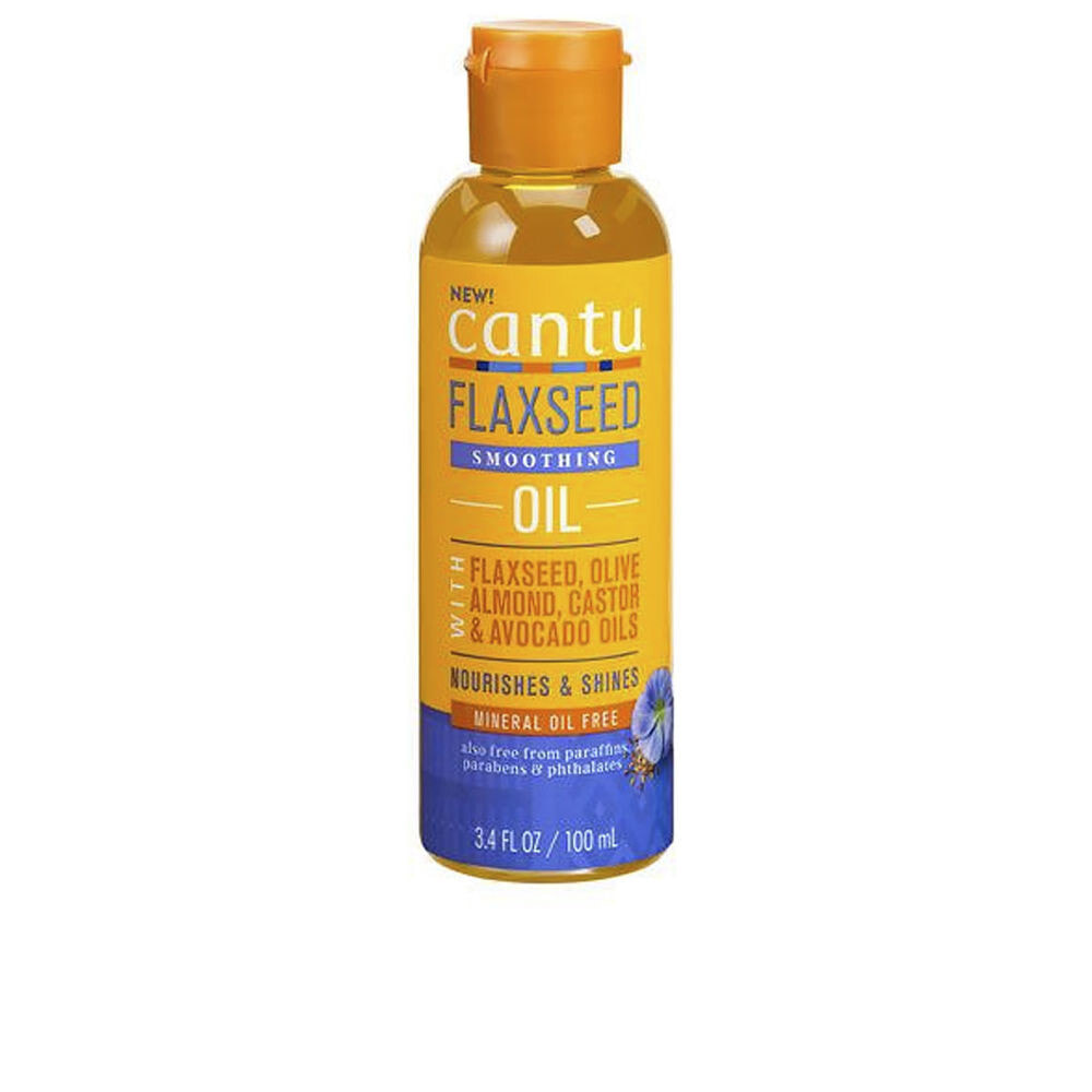 Несмываемый уход для волос CANTU FLAXSEED SMOOTHING oil 100 ml