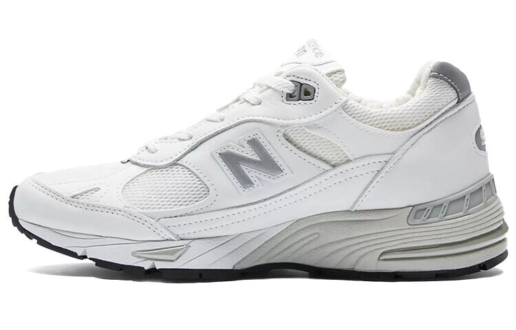 New Balance NB 991 英产 低帮 跑步鞋 女款 白灰 / Кроссовки New Balance NB 991 W991WHI