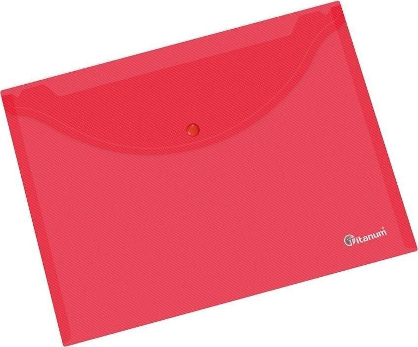 Titanum Envelope folder A4 transparent red