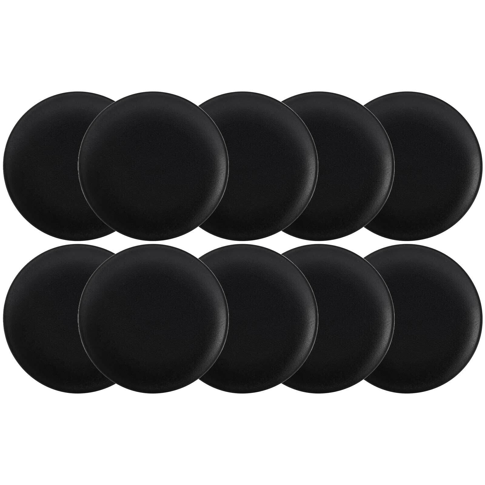 Frühstücksteller Caviar Black 10er Set