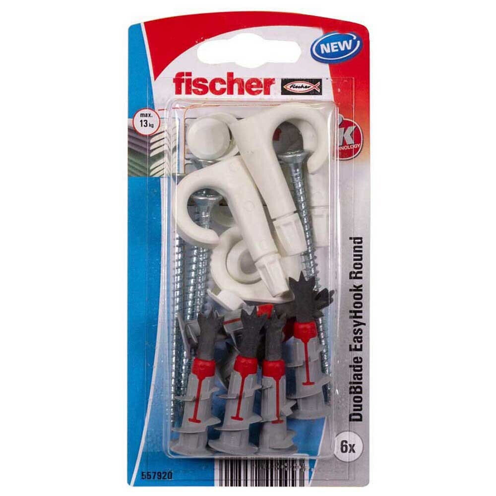 FISCHER GROUP Duoblade Easyhook 557920 Open Socket 6 Units