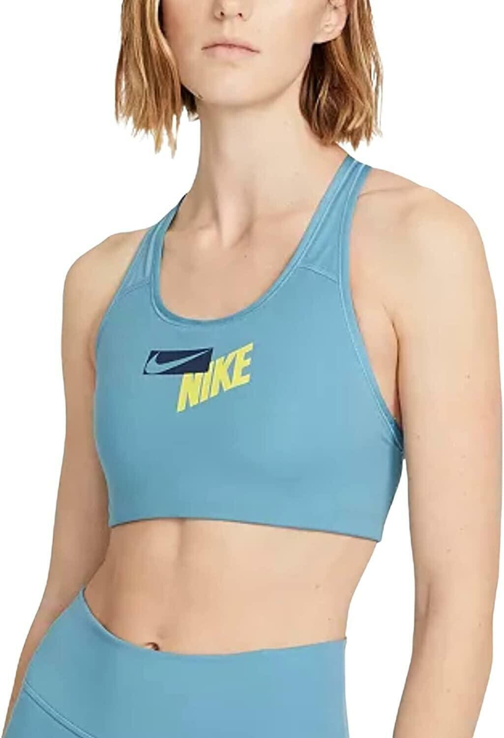 Nike 280005 Women's Sports Bra (Cerulean/Midnight Navy/Midnight Navy, Size Small