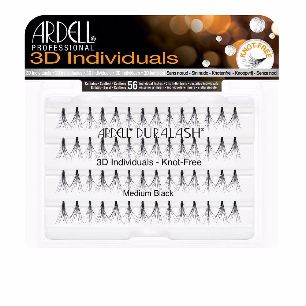 Ardell 3D Individuals Medium Black   Накладные пучковые ресницы