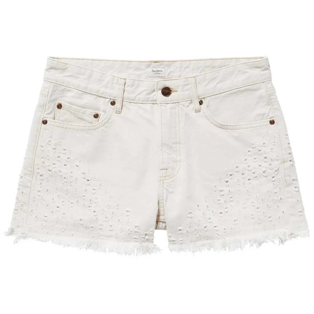 PEPE JEANS Mable Lazer Denim Shorts