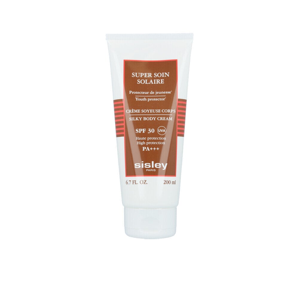 Sisley Super Soin Solaire Silky Body Cream SPF30 Солнцезащитный шелковистый крем для тела 200 мл