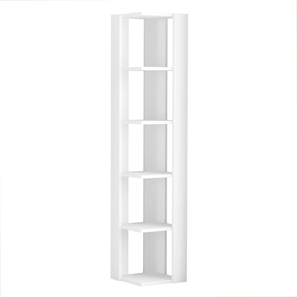 Corner Shelves Alexandra House Living White Wood MDP 33 x 161 x 33 cm 5 Shelves