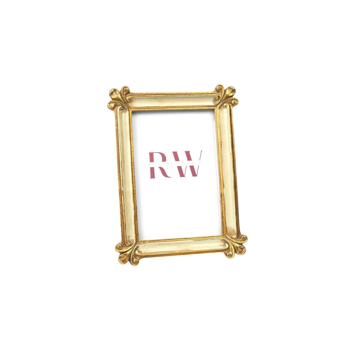 Photo frame Romimex Golden Resin 3 x 15 x 10 cm