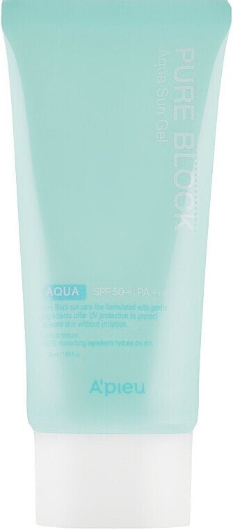 Sonnenschutz-Gel - A'pieu Pure Block Aqua Sun Gel SPF50+/Pa+++