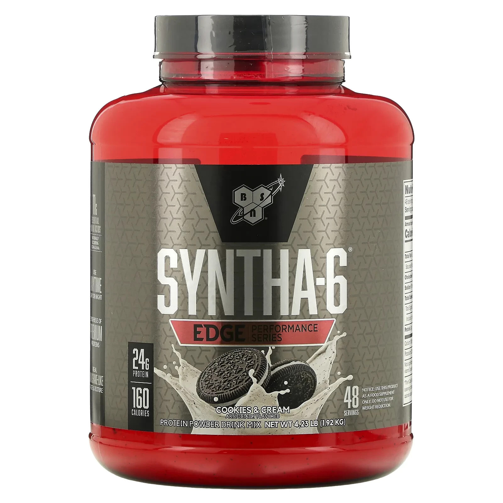 Syntha-6 Edge, Protein Powder Mix, Strawberry Milkshake, 4.01 lb (1.82 kg)