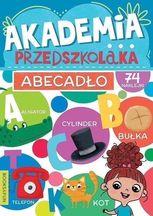 Раскраска для рисования Books And Fun Akademia przedszkolaka Abecadło