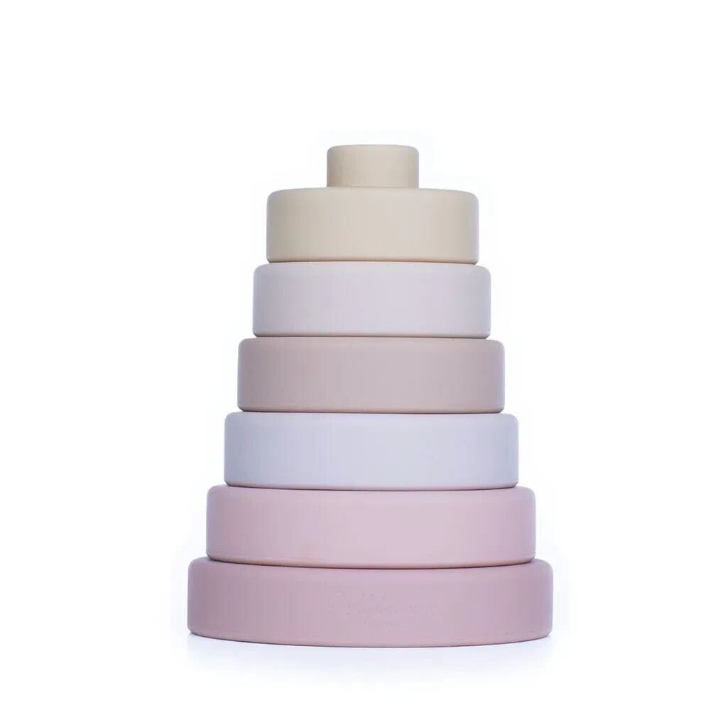 PELLIANNI Silicone Stacking Toy Pinkish