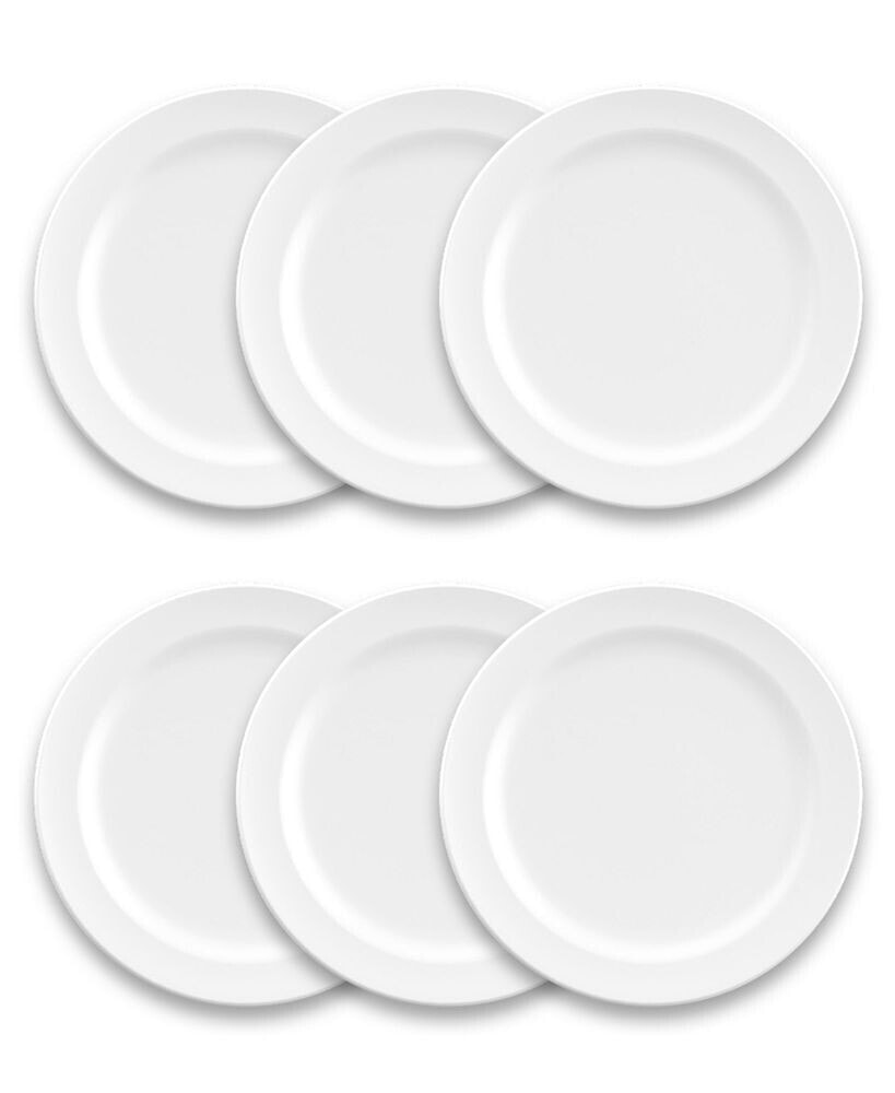 TarHong melamine Edge Matte Dinner Plate Set of 6