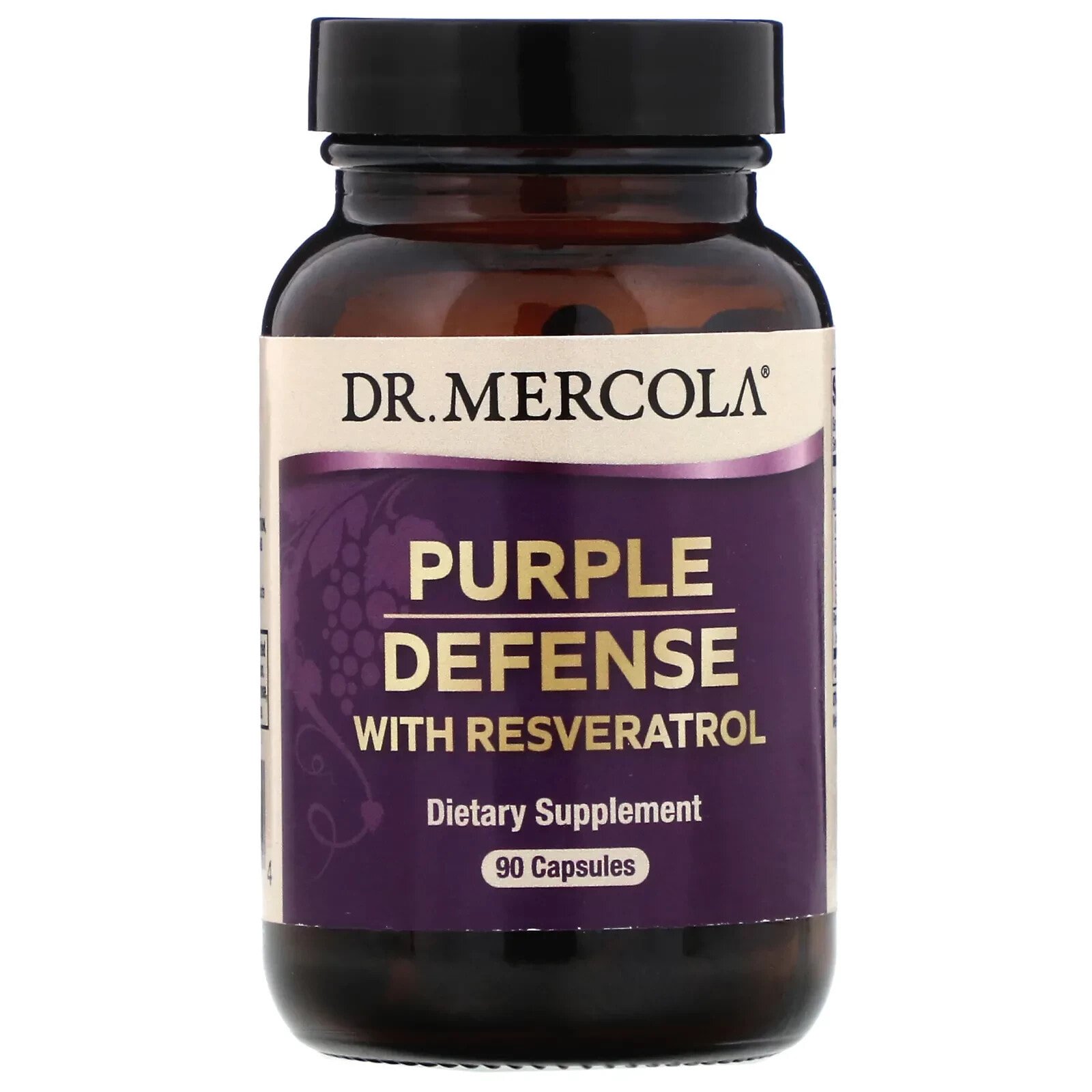 Dr. Mercola, Purple Defense with Resveratrol, 90 Capsules