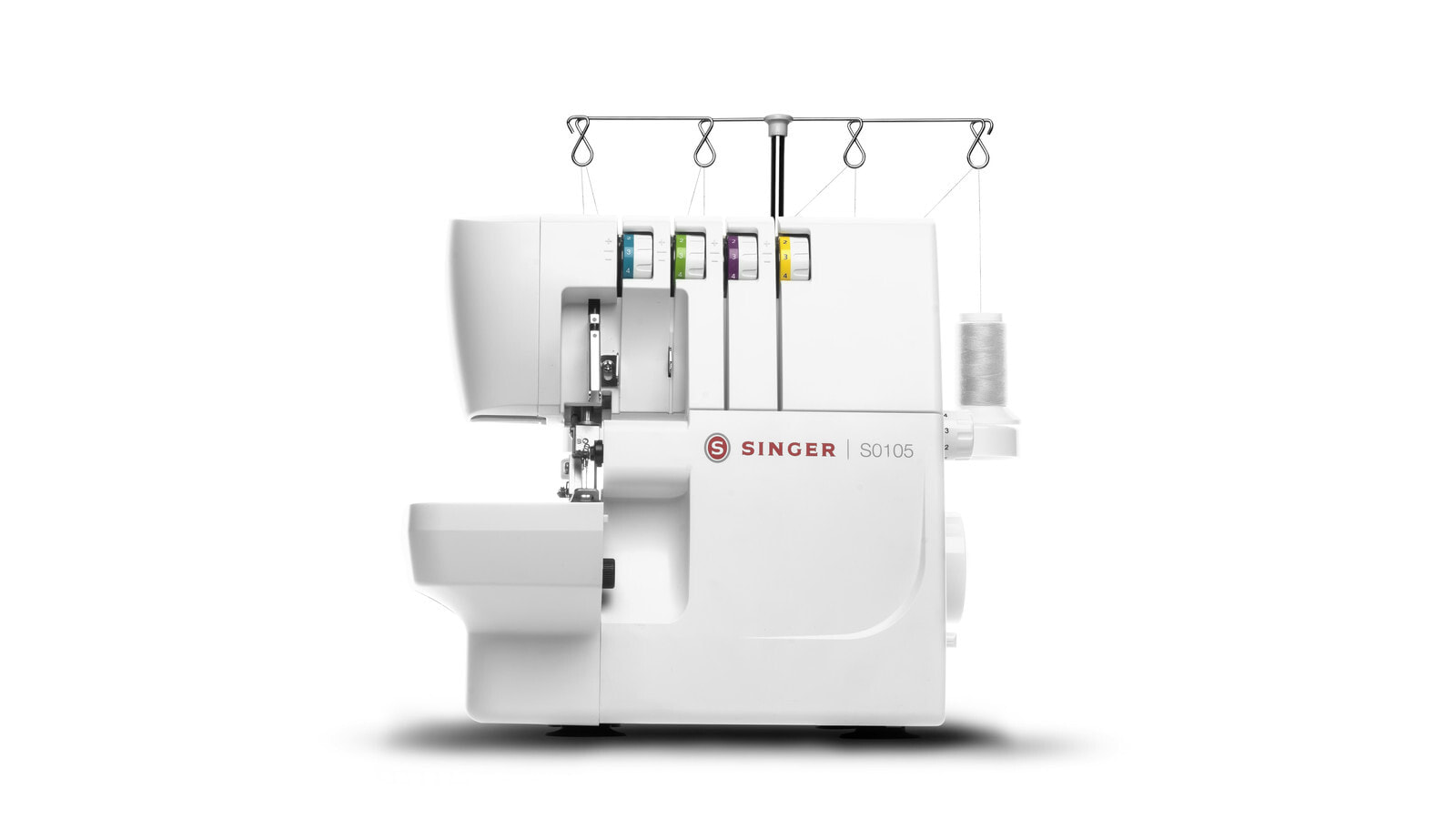 S0105 - White - Overlock sewing machine - Overlock - 1300 RPM - Variable - Electric