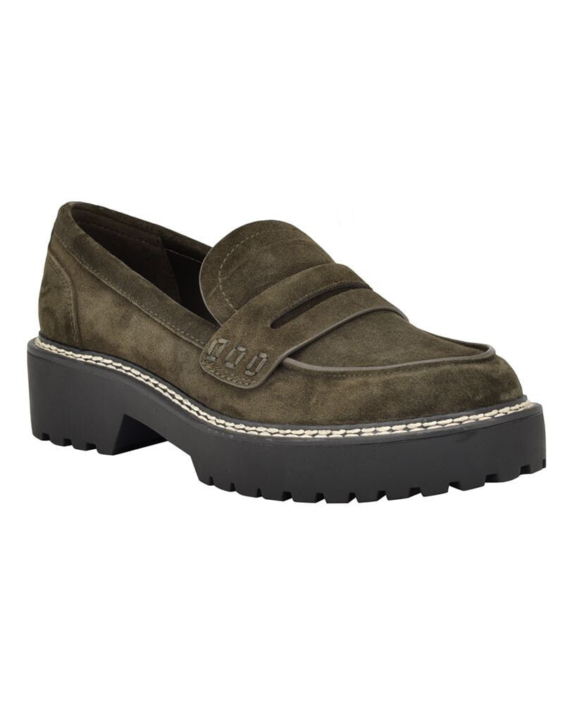 Calvin Klein women's Suzie Casual Lug Sole Loafers