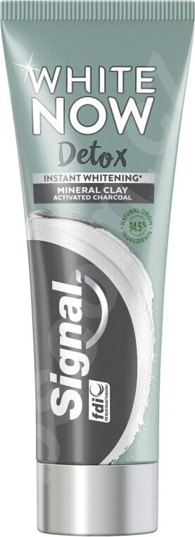 Aufhellende Zahnpasta mit Aktivkohle - Signal White Now Detox Toothpaste