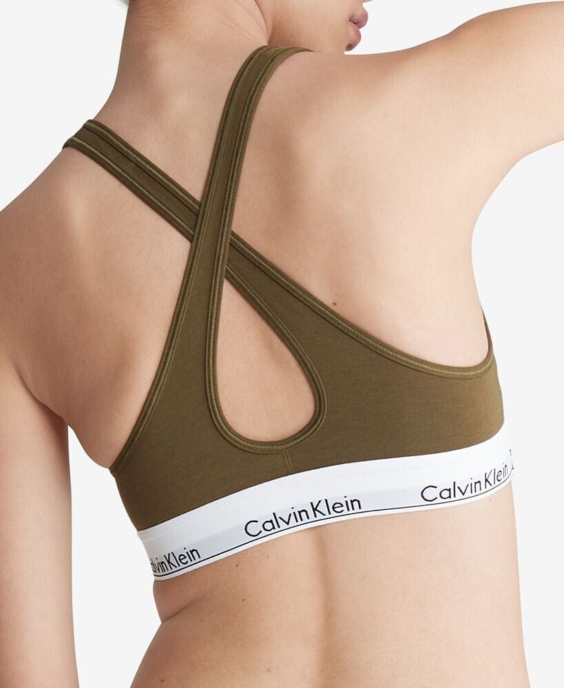 Calvin Klein Women's Modern Cotton Padded Bralette QF1654 Calvin Klein  Цвет: Зеленый; Размер: S купить от 4308 рублей в интернет-магазине MALL