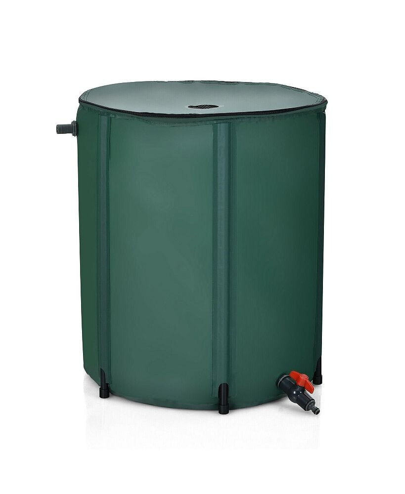 SUGIFT 53 Gallon Portable Collapsible Rain Barrel Water Collector
