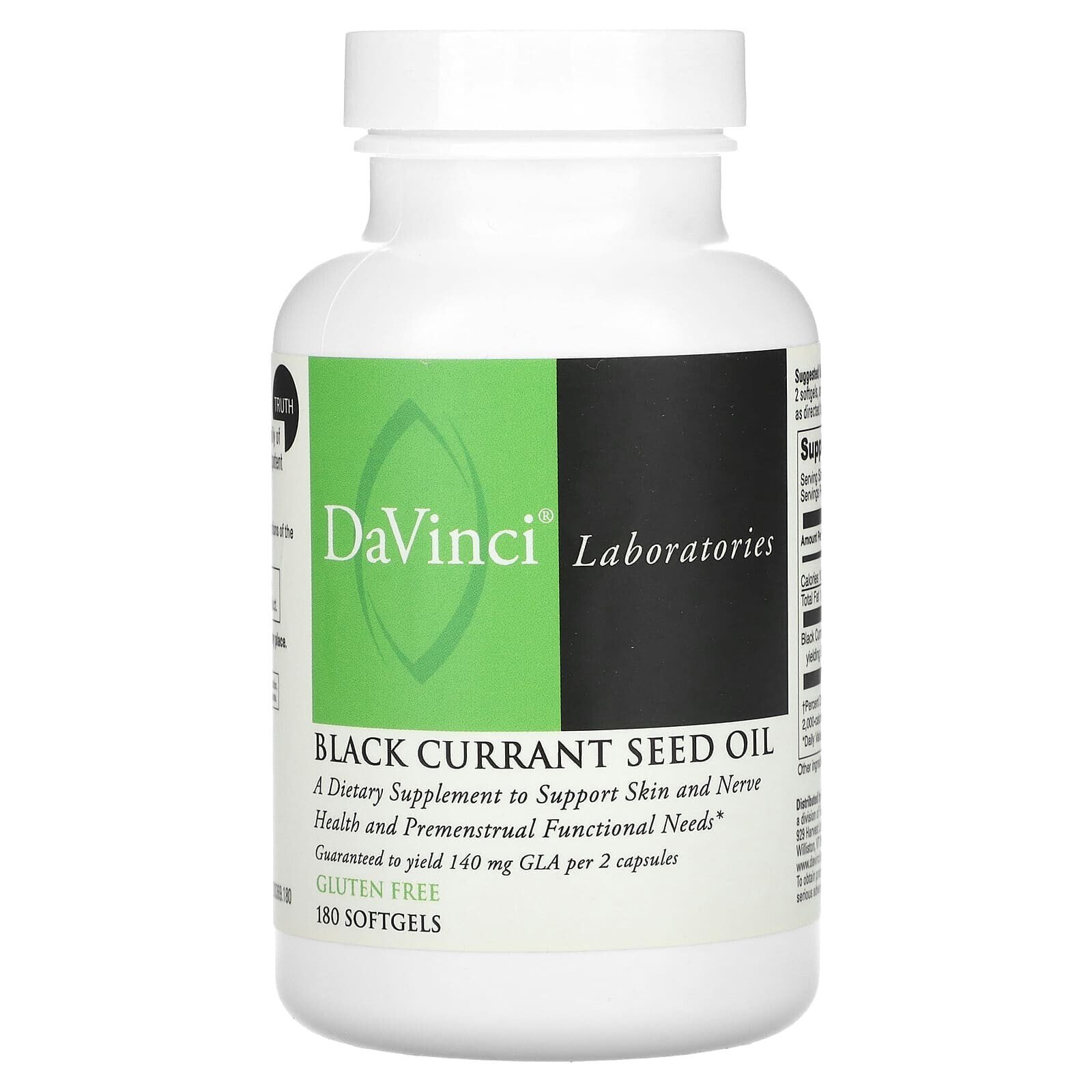 Black Currant Seed Oil, 180 Softgels