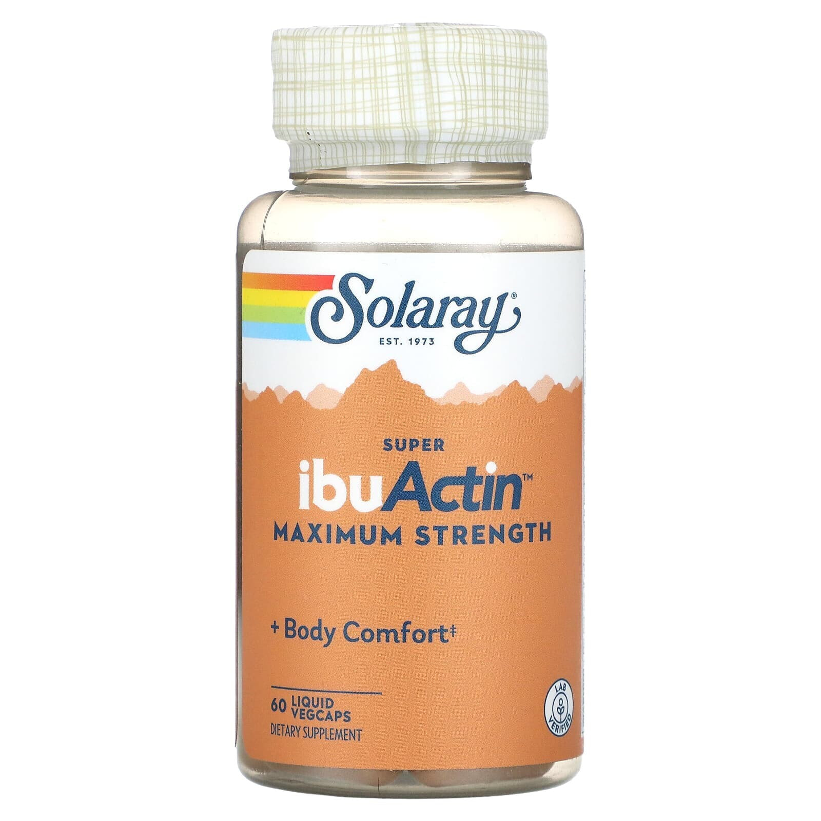 Соларай, Super IbuActin, максимальная эффективность, 60 растительных капсул (Товар снят с продажи) 