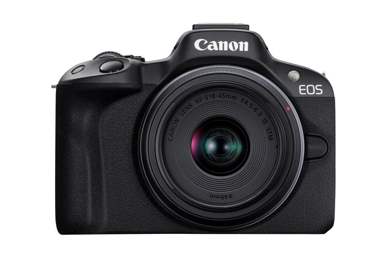 Canon EOS R50, Black + RF-S 18-45mm F4.5-6.3 IS STM Kit Беззеркальный цифровой фотоаппарат со сменными объективами 24,2 MP CMOS 6000 x 4000 пикселей Черный 5811C013