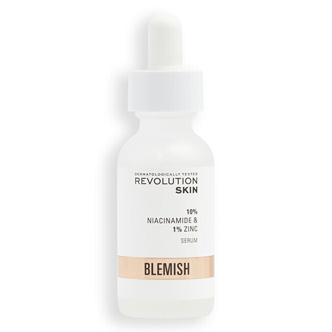 Revolution 10 Niacinamide + 1% Zinc Сыворотка против несовершенств и расширенных пор с ниацинамидом и цинком 30 мл