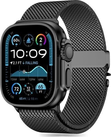 Tech-Protect TECH-PROTECT MILANO APPLE WATCH 6 / 7 / 8 / 9 / 10 / SE / ULTRA 1 / 2 (44 / 45 / 46 / 49 MM) BLACK